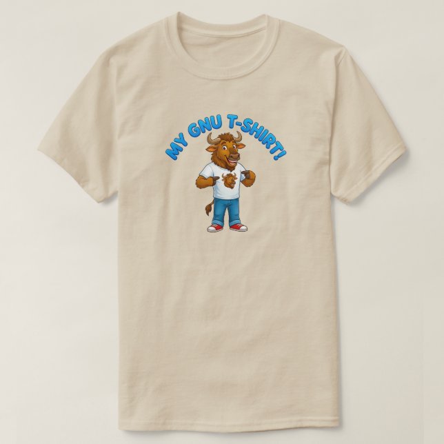 Min Gnu t-Shirt (Design framsida)