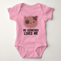 Min Godmor Kärlek Me Kattunge Girls T-shirt