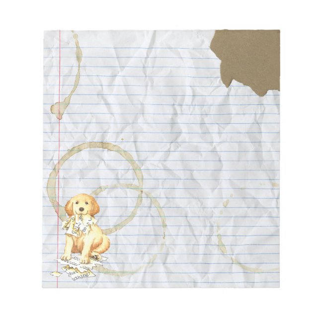 Min Golden Ate Min lektonplan Anteckningsblock (Framsida)