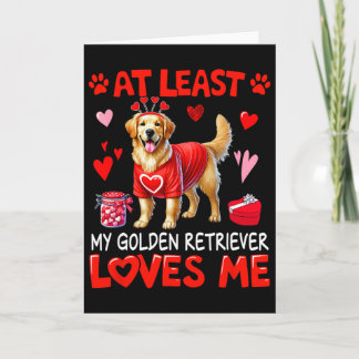 Min Golden Retriever älskar mig åtminstone på Alla Kort