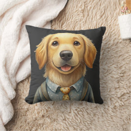 Min Golden Retriever Pojkvän Kudde