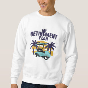 Min Golf pension-plan Lång Ärmad Tröja