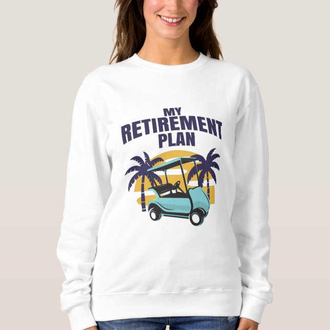Min Golf pension-plan T Shirt (Framsida)