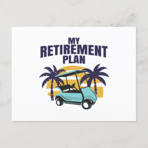 Min Golf pension-plan Vykort