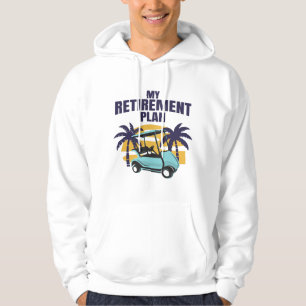 Min golf pensionsplan hoodie