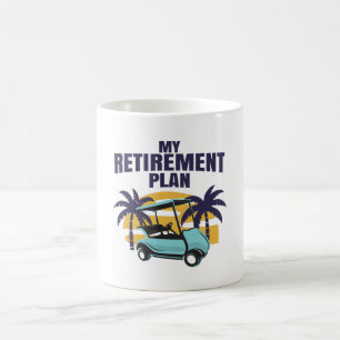 Min golfpensionsplan kaffemugg