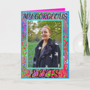 MIN GORGEOUS SON/DAUGHTER-gratulationskort Kort