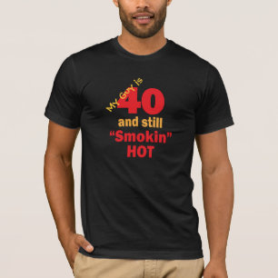 Min grabb är 40 gammala år och hoade stilla Smok Tee Shirt