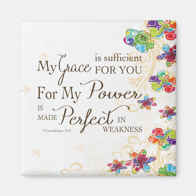 Min Grace är tillräcklig Magnet (Framsidan)