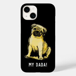 Min grädda färgad pug baby Fodral-Mate iphone case