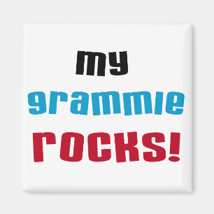 Min Grammie vaggar T-skjortor och gåvor Magnet
