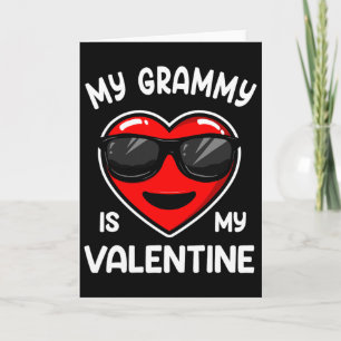 Min Grammy är min Alla hjärtans dag Singel Pojke F Kort