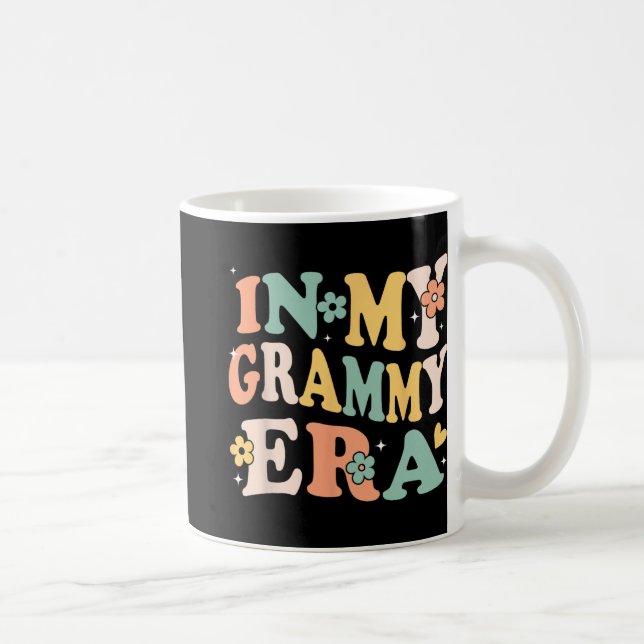 Min Grammy Era Funny Sarcastic Groovy Retro Mor Kaffemugg (Höger)