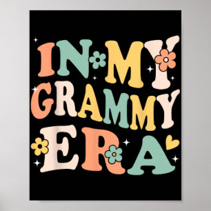 Min Grammy-era roliga sarkastiska groovy retro möd Poster
