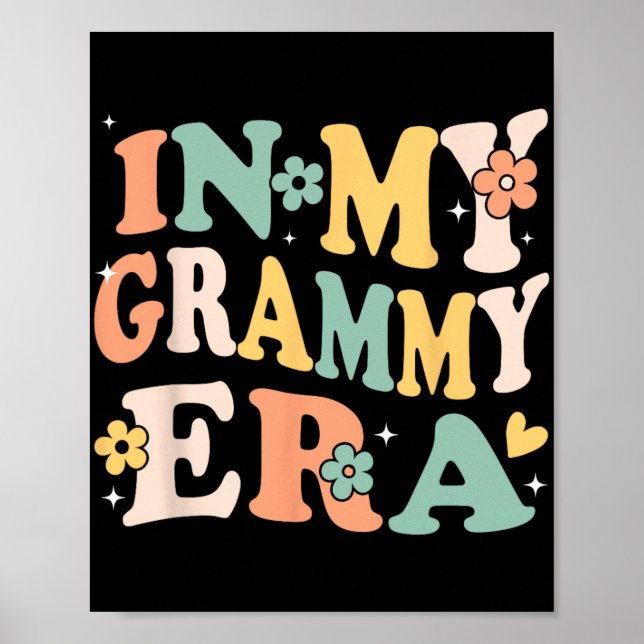 Min Grammy-era roliga sarkastiska groovy retro möd Poster (Framsidan)