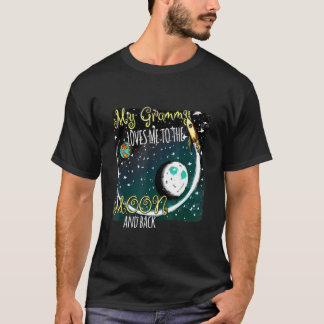 Min Grammy Kärlek mig till Måne och Back Grammie L T Shirt