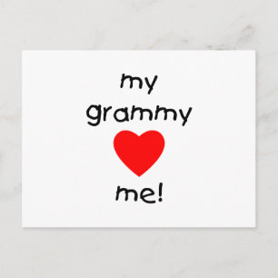 min grammy kärlek mig vykort
