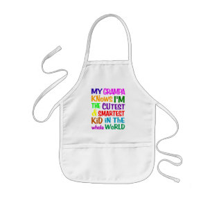 Min Grampa känner apron Barnförkläde