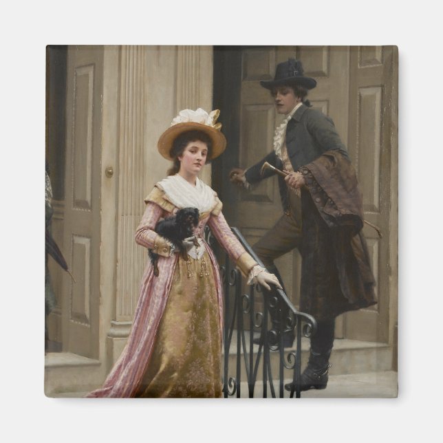 Min granne vid nästa dörr (Vänd par) (skönhet) Magnet (Framsidan)