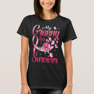 Min Granny är en överlevande bröstcancermedvetenhe T Shirt