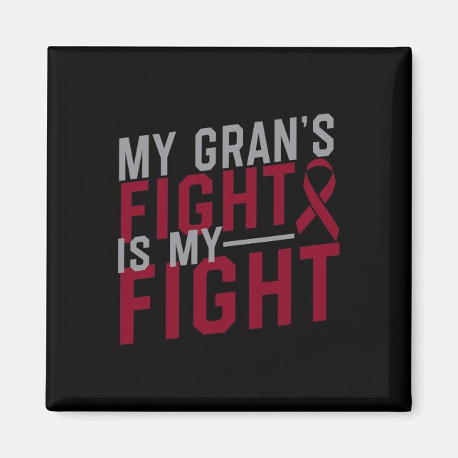 Min Grans kamp är min "Fight Sickle Cell Anemia Aw Magnet (Framsidan)