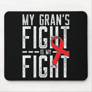 Min grans kamp är min medvetenhet om blodcancer musmatta