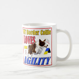 Min gränsCollie älskar Agilitymuggen Kaffemugg