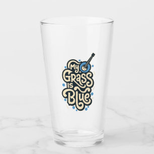 Min gräsröta är Blue Bluegrass FolMusic Glaskopp