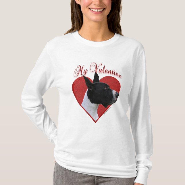 Min Great dane Valentine T Shirt (Framsida)