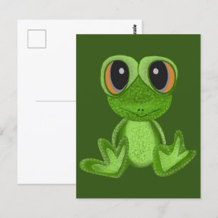 Min Gröna Groda Vän Vykort