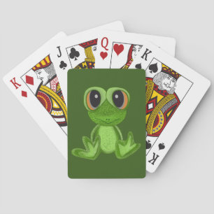 Min Grönt Frog Friend Casinokort