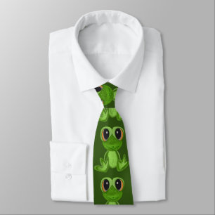 Min Grönt Frog Friend Neck Tie Slips
