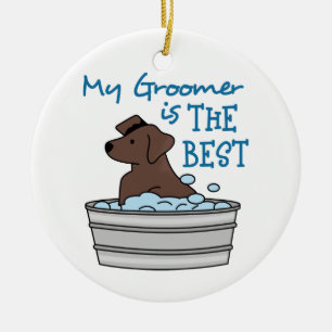 Min Groomer Julgransprydnad Keramik