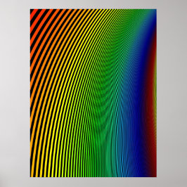 Min Groovy Rainbow Poster