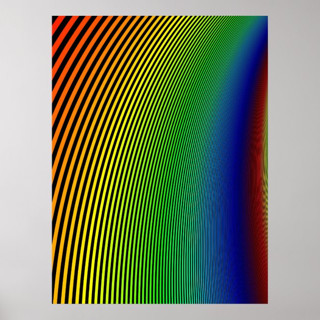 Min Groovy Rainbow Poster (Framsidan)