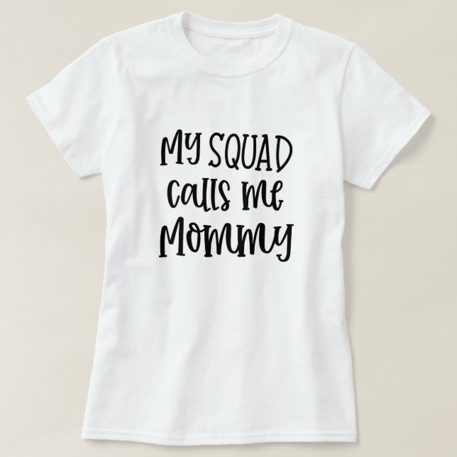 Min grupp kallar mig Mamma lustig Mamma t-shirt (Design framsida)