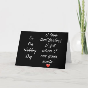 **MIN GRUPP PÅ VÅR BRÖLLOPSDAG** FOREVER LOVE KORT