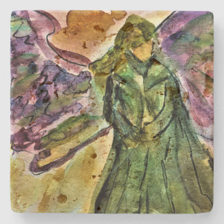 Min Guardian Angel Travertine-panel Stenunderlägg