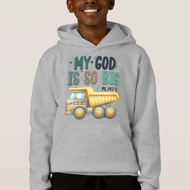 Min Gud är så stor - Psalm 147:5 T Shirt (Framsida)