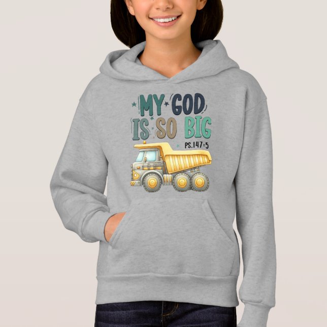 Min Gud är så stor - Psalm 147:5 T Shirt (Framsida)