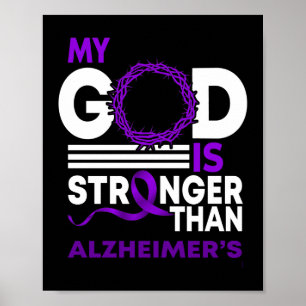 Min Gud är starkare än Alzheimers medvetenhet Poster