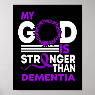 Min Gud är starkare än demensmedvetandehöjande ban Poster
