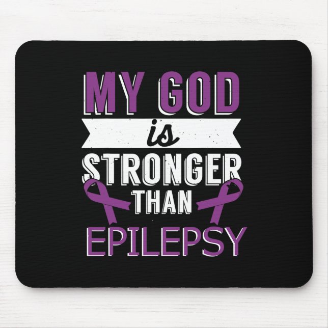 Min Gud är starkare än epilepsimedvetandegraden må Musmatta (Framsidan)