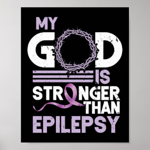 Min Gud är starkare än Epilepsimedvetandet. Poster