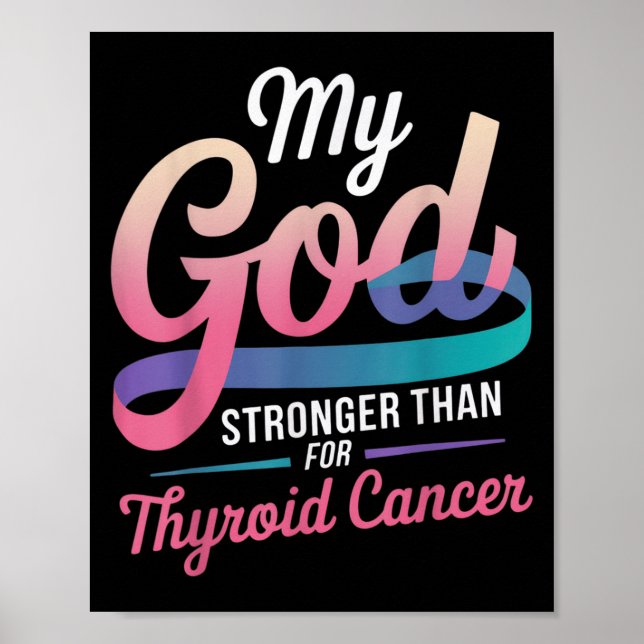 Min Gud är starkare än för medvetenheten om sköldk Poster (Framsidan)