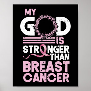 Min Gud är starkare än medvetenheten om bröstcance Poster