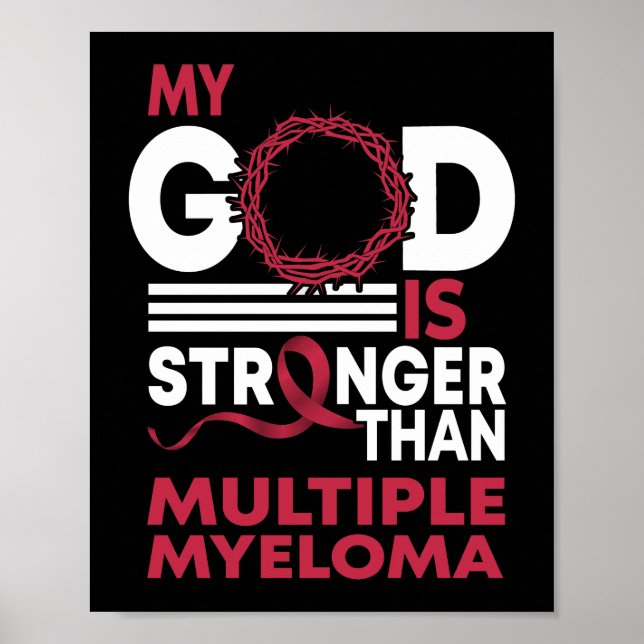 Min Gud är starkare än medvetenheten om Många Myel Poster (Framsidan)