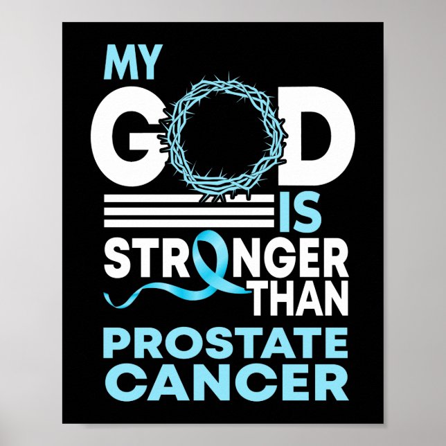 Min Gud är starkare än medvetenheten om prostataca Poster (Framsidan)