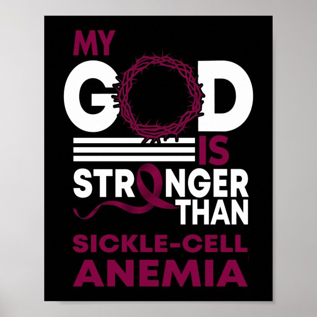 Min Gud är starkare än sicklecellanemi Poster (Framsidan)