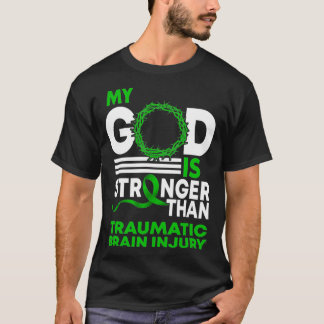 Min Gud är starkare än traumatiska hjärnskador, Aw T Shirt